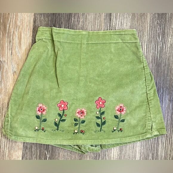 Hartstrings 2pc sweater vest corduroy skirt set entity flowers size 4T - Picture 3 of 9